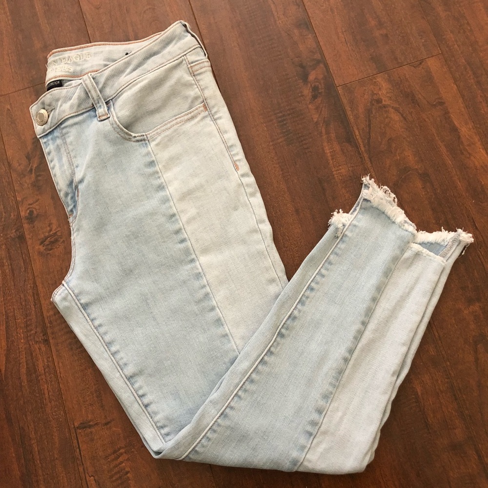 Light cropped jeans